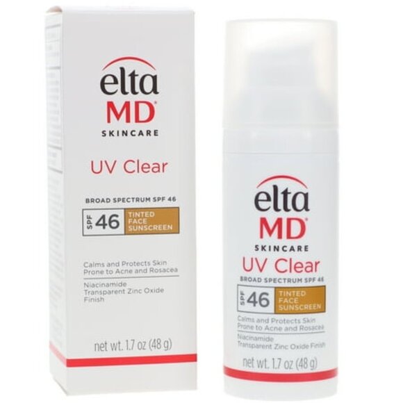 EltaMD UV Clear SPF 46 Tinted Broad Spectrum Facial Sunscreen 1.7 oz (48g) - Picture 3 of 4